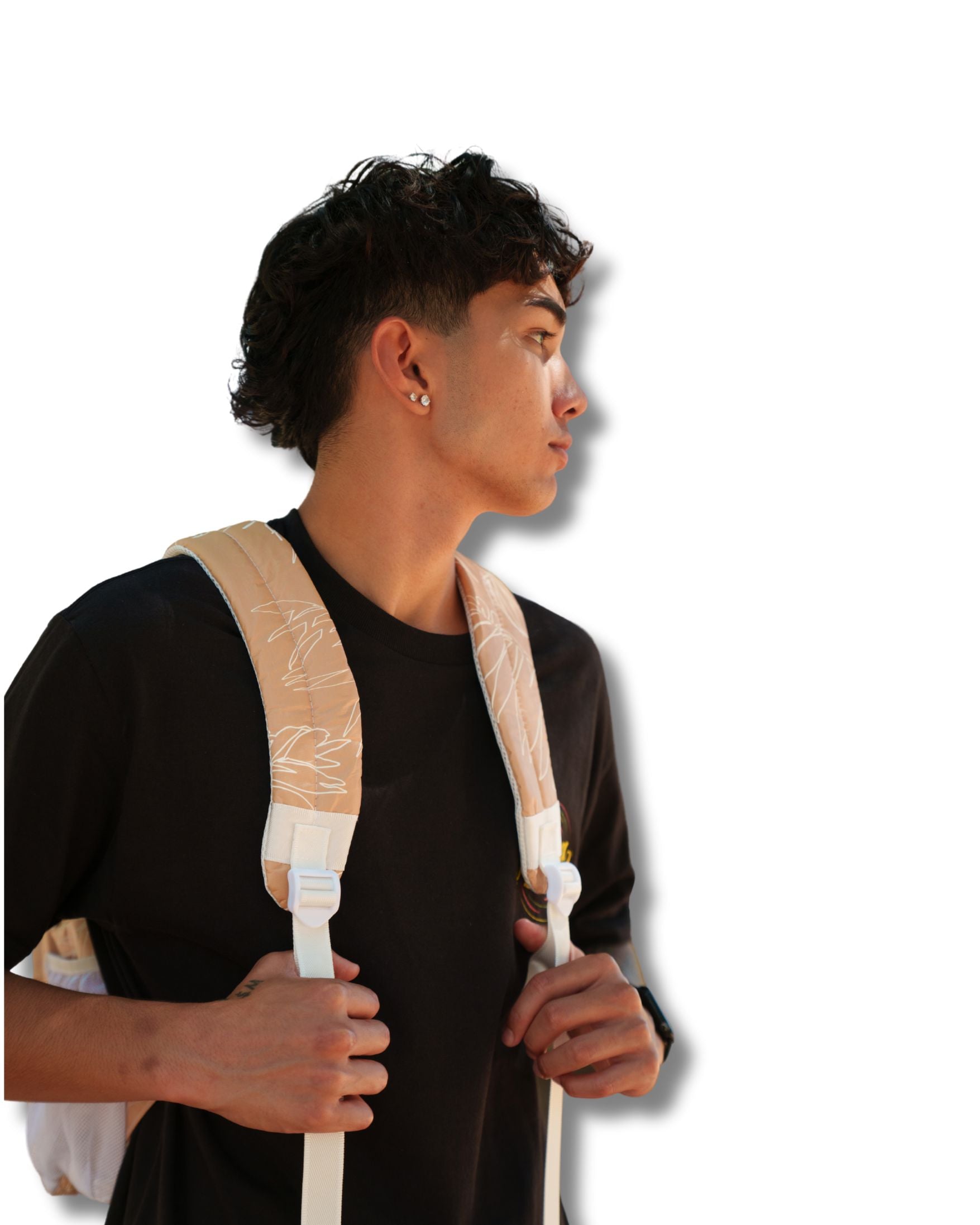 BEIGE PALMS HIFI-VEK BACKPACK