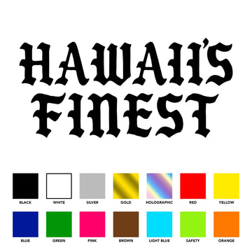 HAWAII'S FINEST - OE STICKERS