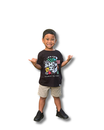 KEIKI STICKER COLLAGE COLOR T-SHIRT (ALL SALES FINAL)