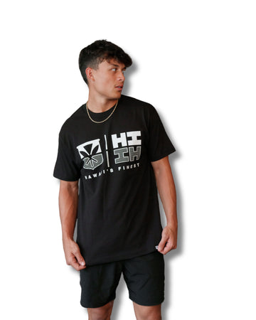 SIMPLE LOGO REFLECT WHITE T-SHIRT