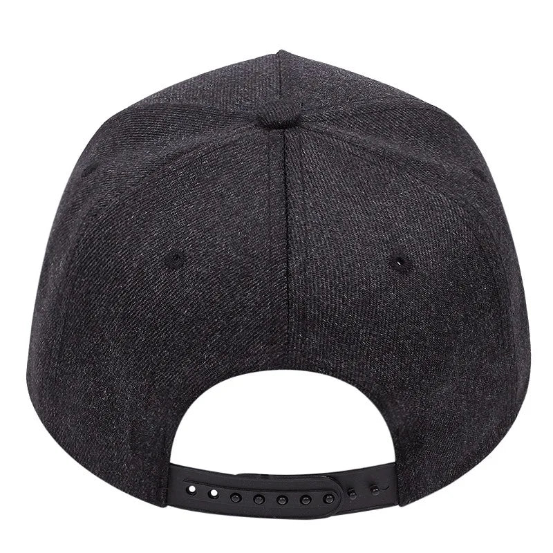 Fashionable men's and women's flat brimmed hats, casual, street style, round logo BG embroidered hip-hop hats, baseball caps