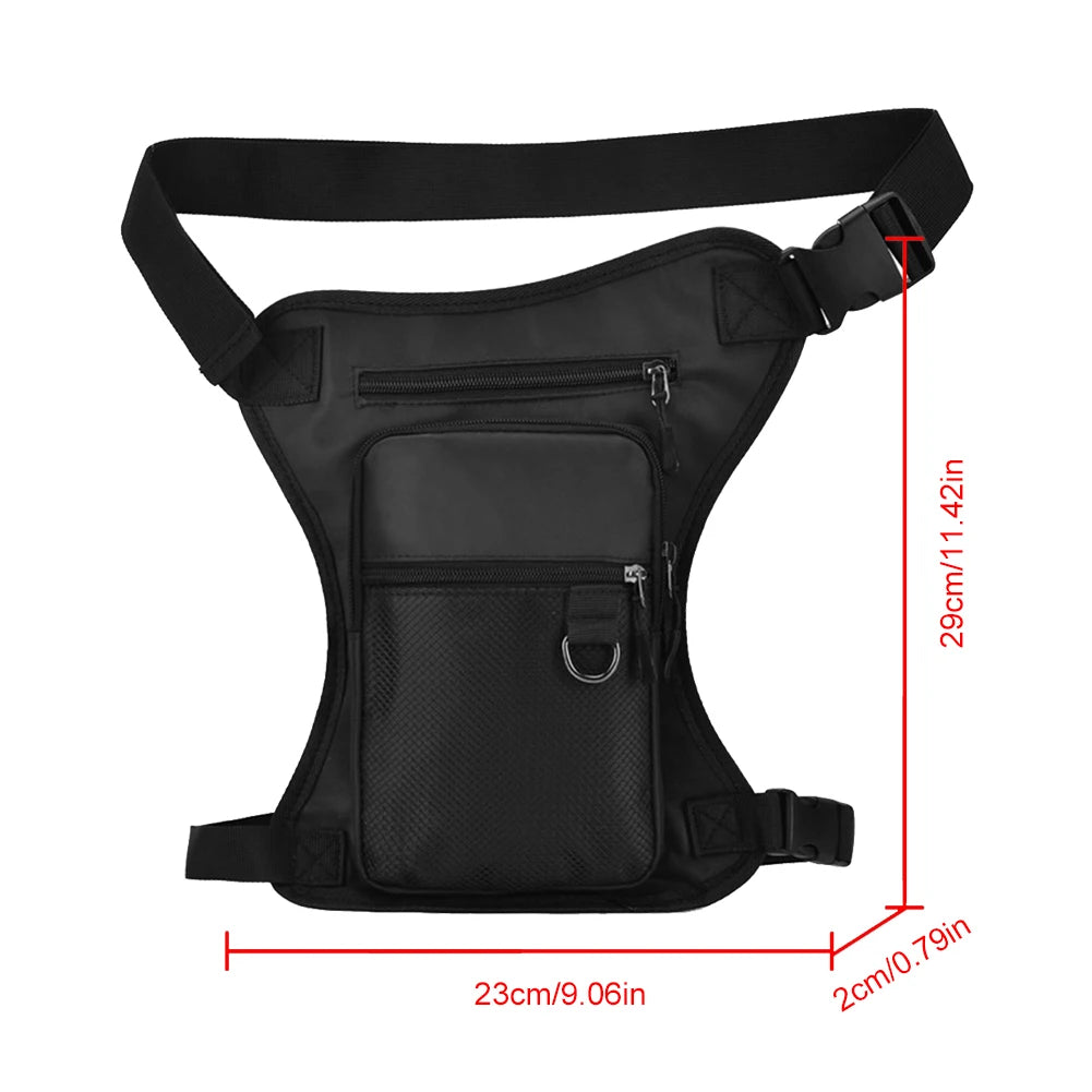 Motorcycle Leg Side Bag Travel Bag Waterproof Motorbike Waist Leg Bag Outdoor Sports Casual Fanny Pack Men Women Hip Bum Pack
