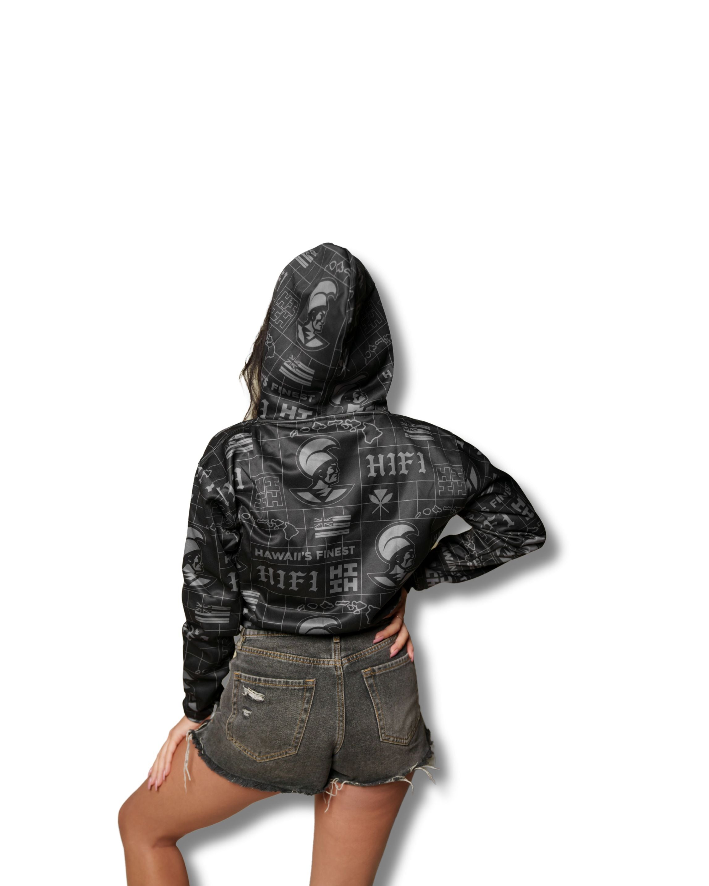 BLACK KOA WOMEN'S CROP HOODIE