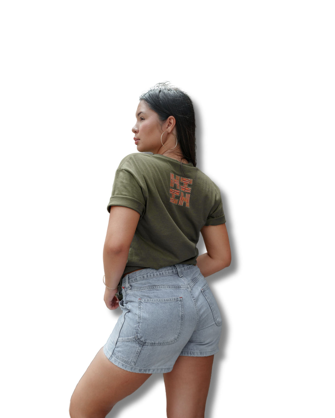 FLAG LOGO MILITARY T-SHIRT