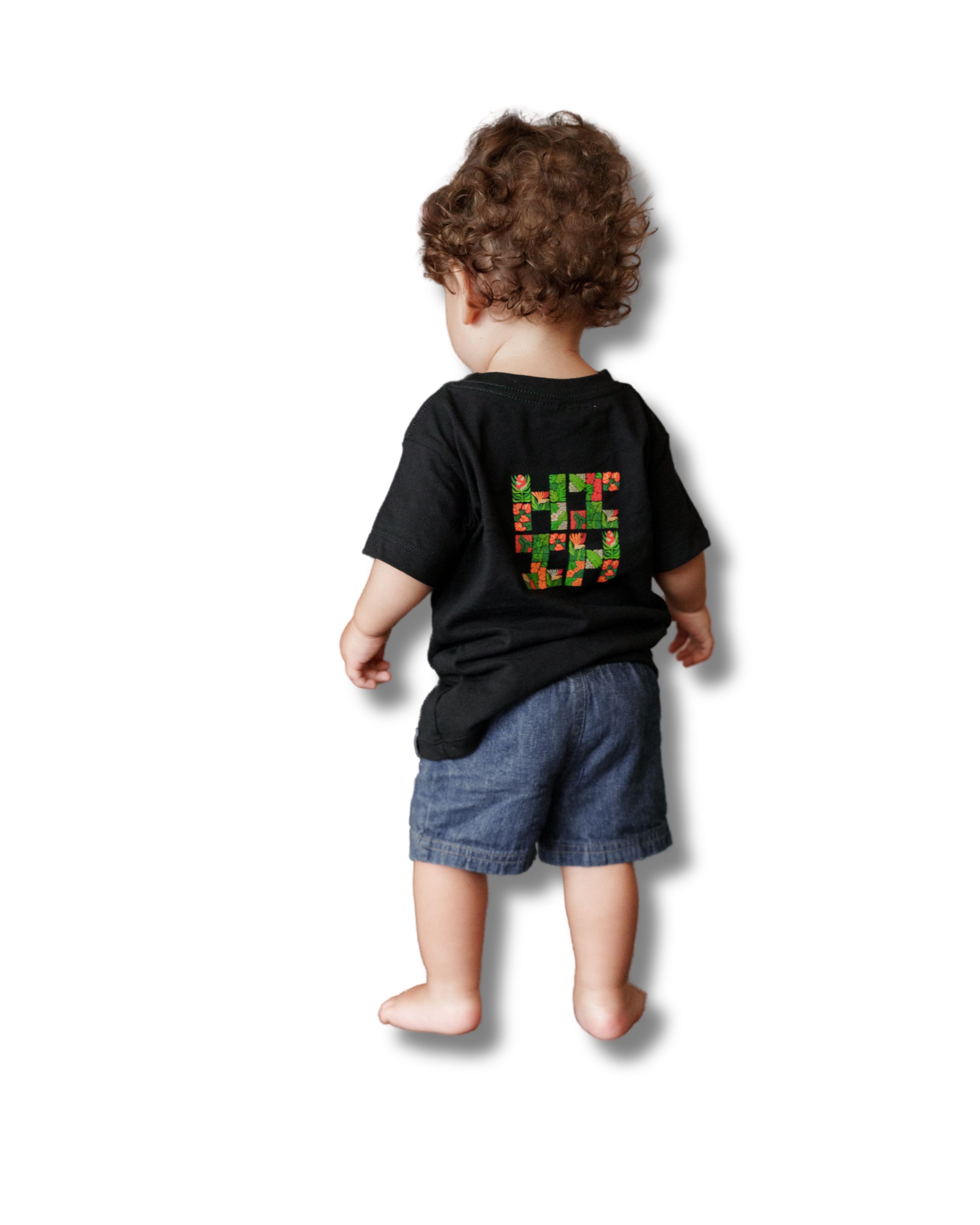 KEIKI FLORAL LOGO RASTA T-SHIRT