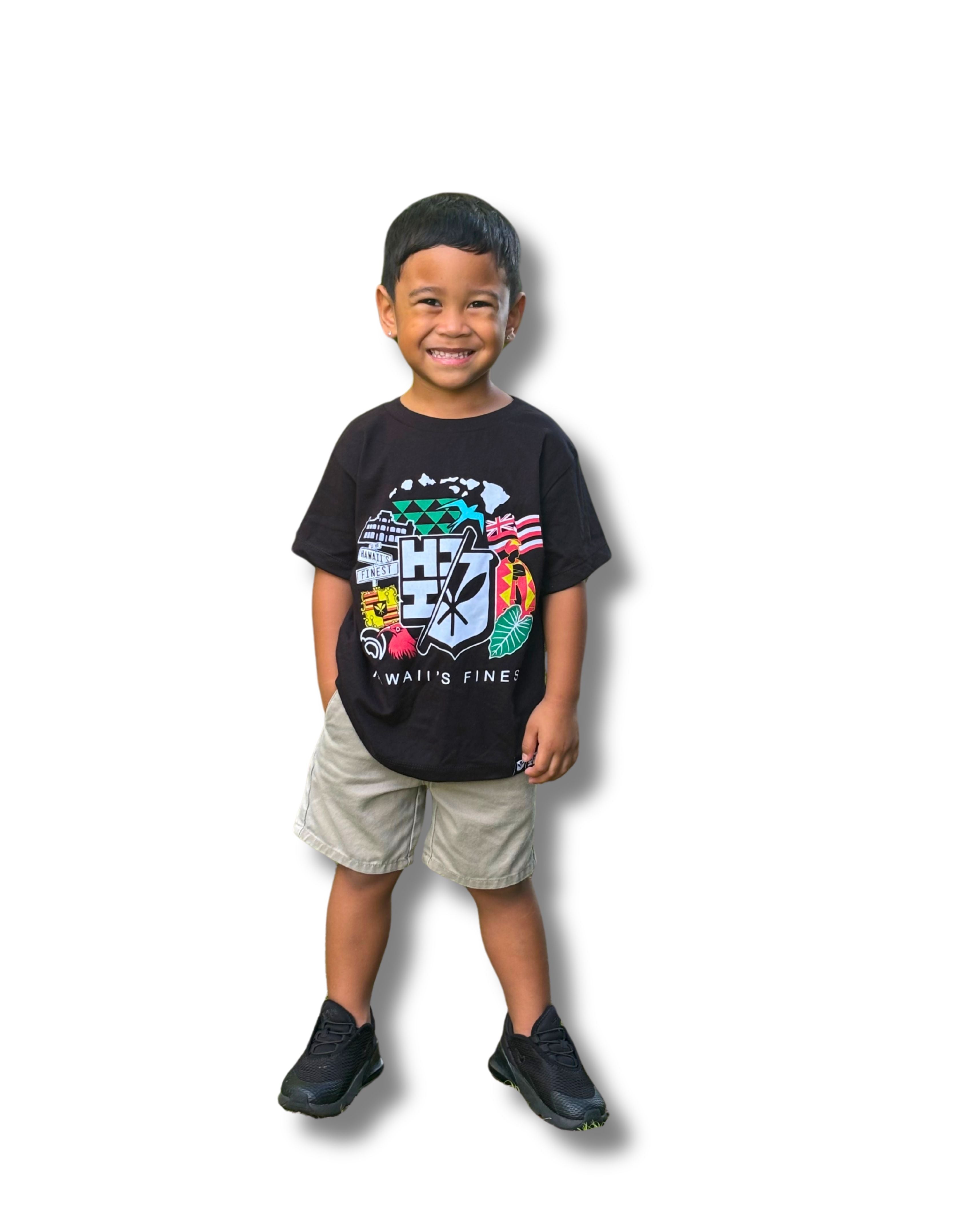 KEIKI STICKER COLLAGE COLOR T-SHIRT (ALL SALES FINAL)