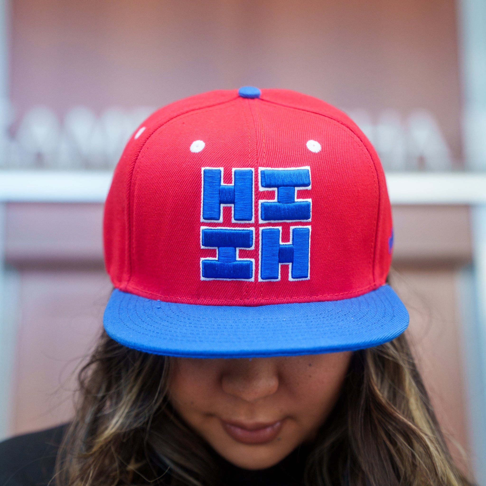 RED & BLUE HIFI LOGO HAT