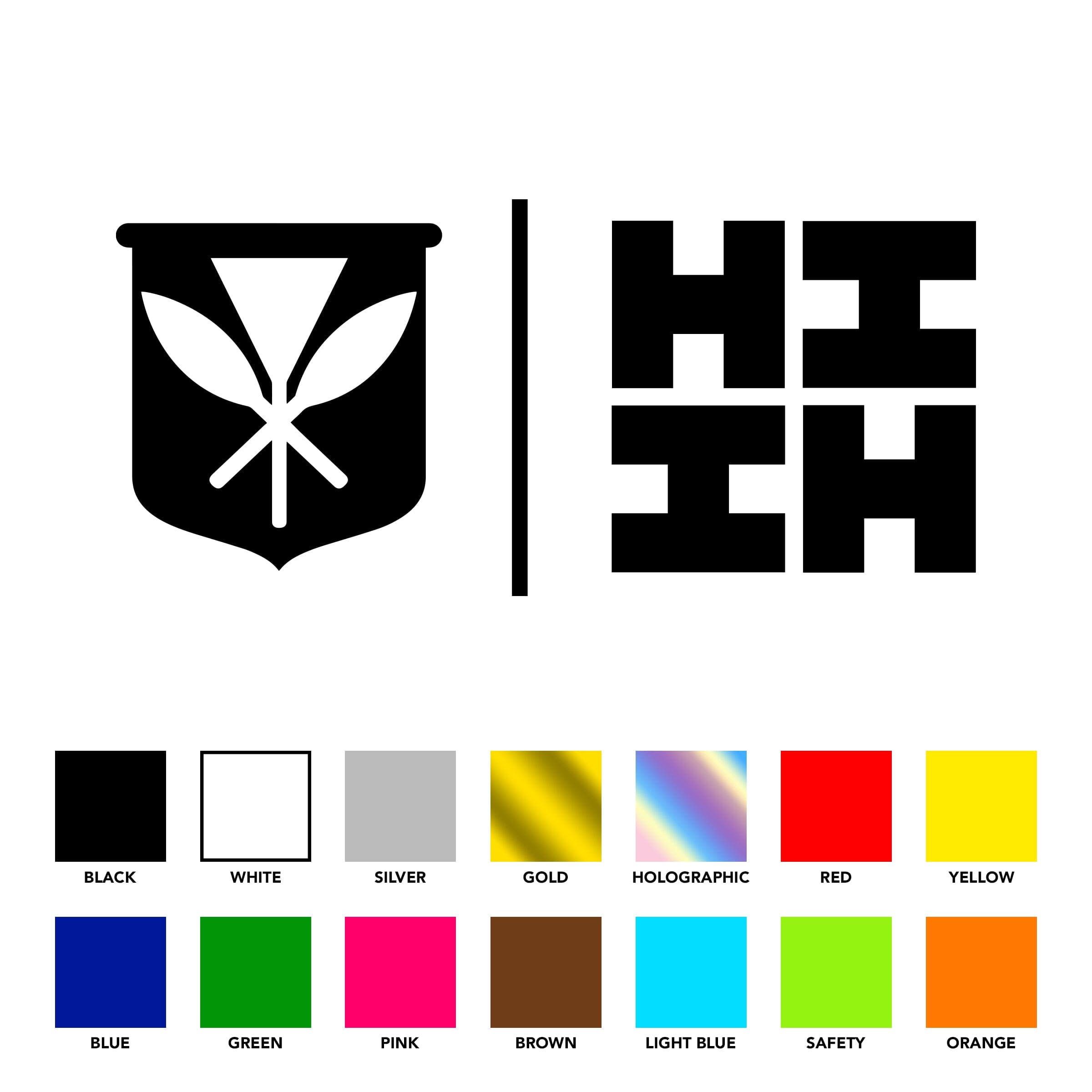 SIMPLE LOGO STICKERS